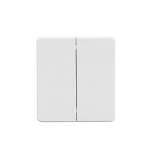 Выключатель ROUND 2 кл проходной (переключатель) 10А с/у перламутр  KR-78-0709-1  KRANZ