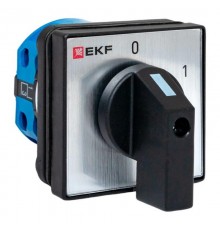 Переключатель кулачковый ПК-1-12 10А 2P "0-1" IP65  pk-1-12-10-65  EKF