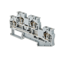 Клемма пружинная двухуровневая, 4 мм2, серая MTS-D4  88308  ОВЕН