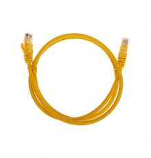 Патч-корд U/UTP CAT 6, RJ45-RJ45, 26AWG, LSZH, желтый, 1м REXANT  02-0295-1  REXANT