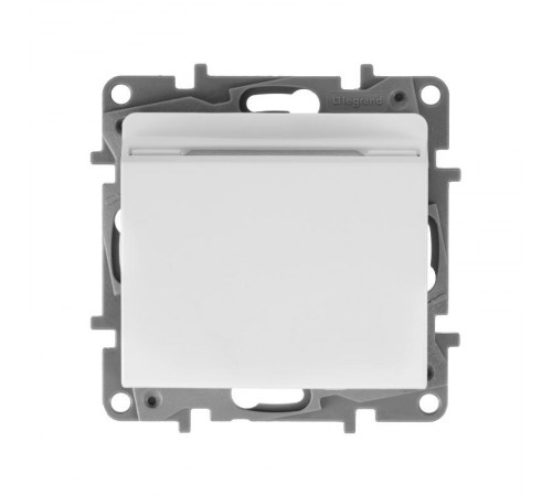 Etika Белый Выключатель карточный с выдержкой времени, с подсветкой  672293  Legrand
