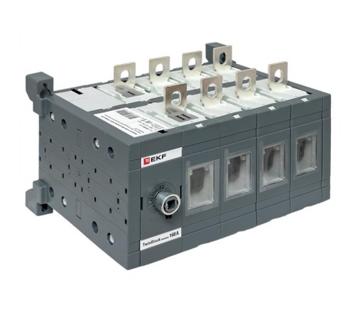 Рубильник 200A 4P реверсивный без рукоятки управления TwinBlock  tb-s-200-4p-rev  EKF