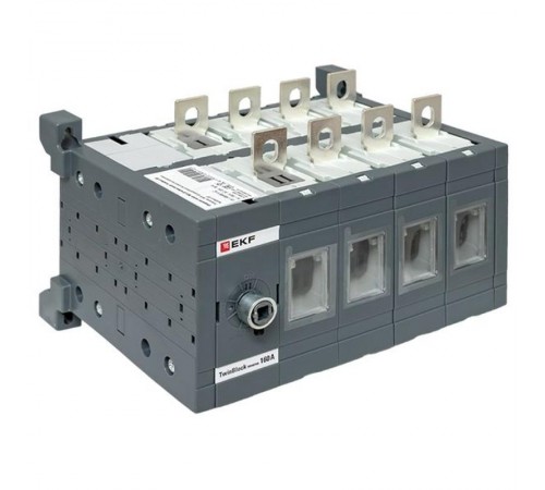Рубильник 200A 4P реверсивный без рукоятки управления TwinBlock  tb-s-200-4p-rev  EKF