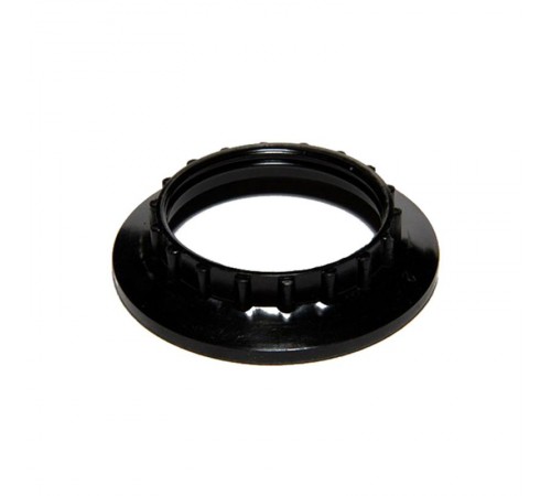 Кольцо к патрону, бакелит, Е27, черный, индивидуальный пакет,   EKP10-02-02-K02  IEK