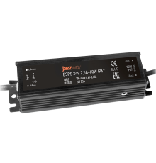 Драйвер для светодиодной ленты LED BSPS 24V 2,50A=60W IP67 3 г.гар.  .5015524  Jazzway