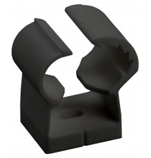 Клипса с фикс. для глад. труб 26-32мм черн. (18шт/упак)  CTA00D-FL-026-K02  IEK