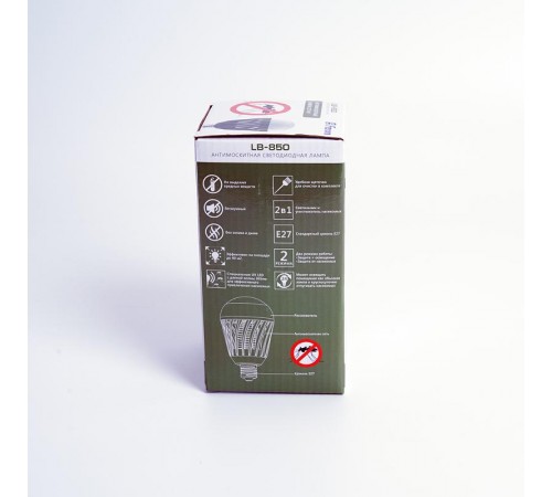 Лампа светодиодная антимоскитная LB-850 6Вт Е27 400Лм зелено-белый корпус  32873  FERON