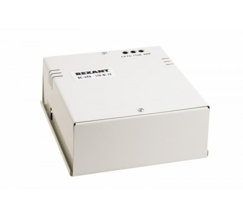 Блок питания резервированный 12В, 2А, под АКБ 7А/ ч DC-496  34-0496  REXANT