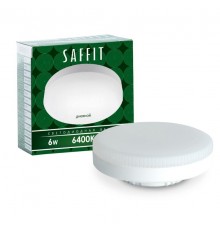Лампа cветодиодная, (6W) 230V GX53 6400K, SBGX5306  55196  SAFFIT