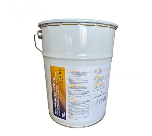 Покрытие огнезащитное силиконовое для электрических кабелей, метал. ведро 15 кг, 500073  ИНЗАФЛЕЙМ-ХПС-КС   Ostec