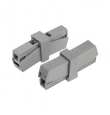 Строительно-монтажная клемма СМК 224-201 для светильника на 2 проводника (1,0-2,5)/(0,5-2,5) мм (5 шт./уп.)  07-2402-05  REXANT