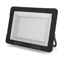 Прожектор светодиодный 100W 6700lm IP65 3000К черный  613527100  Gauss