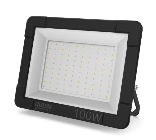 Прожектор светодиодный 100W IP65 6500К черный  613100100  Gauss