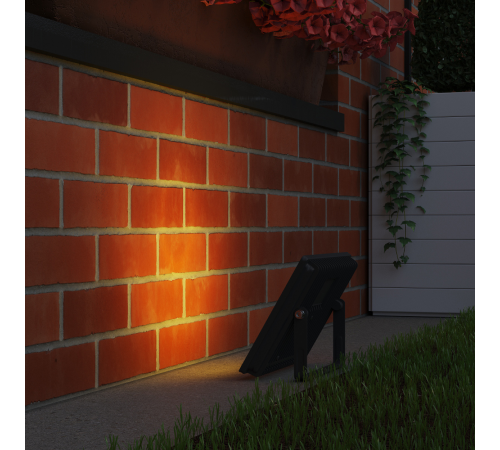 Прожектор светодиодный 100W 6700lm IP65 3000К черный  613527100  Gauss