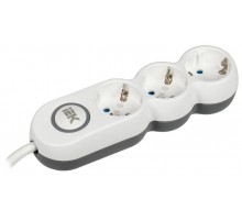 Удлинитель У03В 3 места 2P+PE/3м 3х1,5мм2 16А/250В UNO  WYP53-16-03-03-ZK  IEK