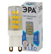 Лампа светодиодная LED 3,5Вт G9 220В 4000К smd JCD капсульная  Б0027862  ЭРА