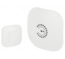 Звонок дверной ЭРА BIONIC White беспроводной белый 36 мелодий (в пакете)