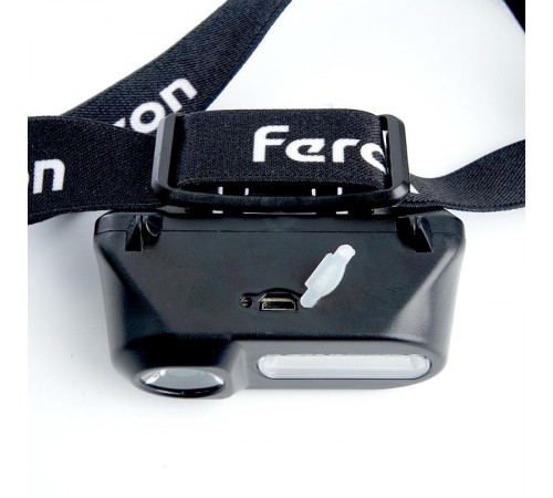 Фонарь налобный светодиодный аккумуляторный 14REDs IP44, пластик, TH2309  41713  FERON