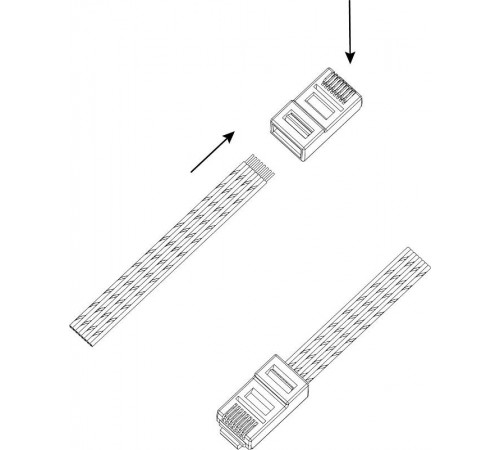 Джек  Simple RJ-1-S RJ-45 8P8C CAT 5e  Б0048300  ЭРА