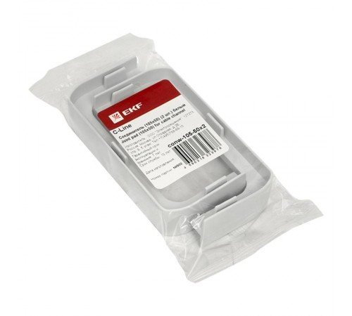 Соединитель (105х50) (2 шт) C-Line Белый  conw-105-50x2  EKF