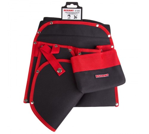 Сумка монтажника поясная с 3 отделениями RE-3  12-5603  REXANT