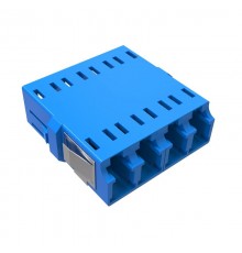Адаптер LC/UPC-Quad, Senior/Senior, SC-footprint, ОS2, синий  RNFA9UQLC  DKC