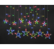 Гирлянда NGF 93 678 NGF-D025-01 (бахрома звезды RGBY 138 2.5*0.6м IP20 TR)  93678  Navigator