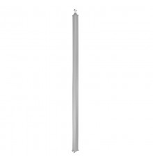 Универсальная колонна алюминиевая с крышкой из алюминия 2 секции, высота 2,77 метра, с возможностью увеличения высоты до 4,05 метра, цвет алюминий  6