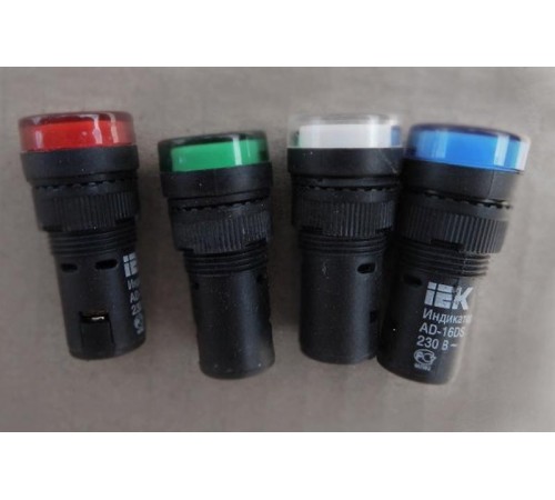 Лампа AD16DS(LED)матрица d16мм желтый 110В AC/DC    BLS10-ADDS-110-K05-16  IEK