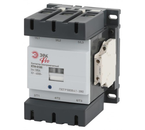 Контактор КТИ-5185 PRO KKT50-185-400-10-E 185А 400В/АС3  Б0054925  ЭРА