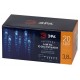 Гирлянда нить ЕGNIG - IC Сосульки, синий, 3,8 м, 220 V, длина провода 1,5 м, 20 LED, IP20  Б0055995  ЭРА
