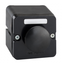 Пост кнопочный ПКЕ 222-1-У2-IP54 (черный гриб)  150755  КЭАЗ