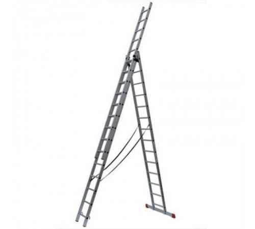 Лестница алюминиевая трёхсекционная ЛА 3х14  73/5/1/29  ВИХРЬ