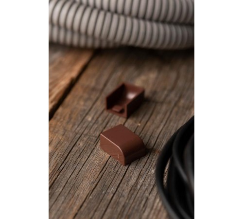 Заглушка (15х10) (4 шт) Plast EKF PROxima  под темное дерево    ecd-15-10x4   EKF