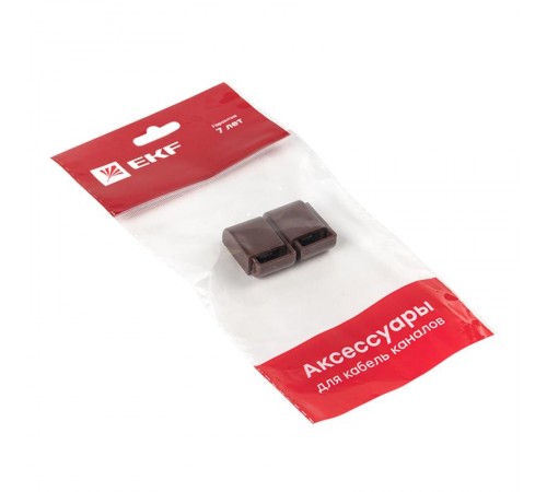 Заглушка (15х10) (4 шт) Plast EKF PROxima  под темное дерево    ecd-15-10x4   EKF