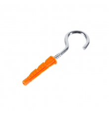 Шуруп-полукольцо 4х30 с универсальным дюбелем 6,0х36 (2шт) - пакет  114328  Tech-KREP