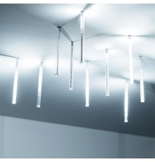 Светодиодная гирлянда ARD-ICEFALL-CLASSIC-D12-200-10PCS-CLEAR-32LED-LIVE WHITE (230V, 10.5W)  026043  Arlight