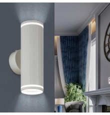 Декоративная подсветка WL45 WH MR16 GU10 12Вт белый IP20 для интерьера, стен  Б0058493  ЭРА