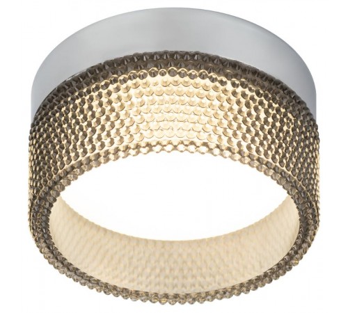 Cветильник встраиваемый под лампу GX53 DK97 CH/BK хром черный  Б0057462  ЭРА