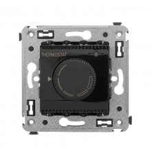 Термостат для теплых полов в стену, "Avanti", "Черный квадрат"  4402163  DKC