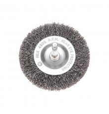 Щетка дисковая для дрели витая стальная проволока 75 мм  KR-91-1245  Kranz