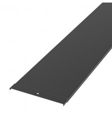 Крышка лотка 200х3000 (0,7 мм) RAL 9005 (24 м/уп)  PR16.9871  Промрукав