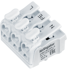 Клеммы монтажные 61 691 NTC-CMK-923PL-3-50 (50 шт/упак) 61691 Navigator