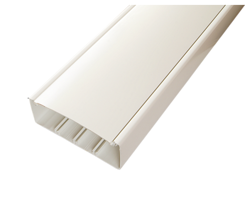 Кабельный канал с крышкой 130х50х2000мм (белый)  130001S  SPL