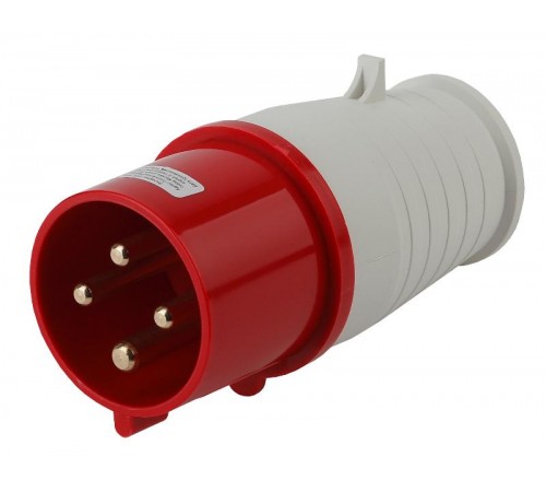 Вилка переносная 024 3Р+РЕ 32А 380В IP44  Б0032853  ЭРА