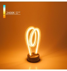 Лампа светодиодная Art filament 4W 2400K E27 spiral (BL152) декоративная светодиодная филаментная  a043994  Elektrostandard