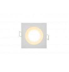 Светильник светодиодный встраиваемый DK3014-WH влагозащищенный IP 44, 50Вт, GU10, белый, алюминий  DK3014-WH  DENKIRS