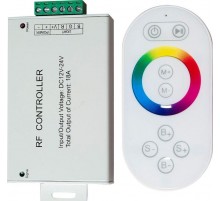 Контроллер для светодиодной ленты с П/У белый, LD56   18А12-24V (подходит для LS606,607) 137*137*51мм  21558  FERON