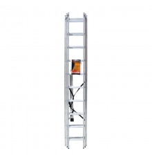 Лестница алюминиевая трёхсекционная ЛА 3х10  73/5/1/17  ВИХРЬ
