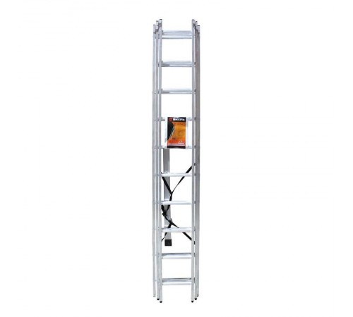 Лестница алюминиевая трёхсекционная ЛА 3х10  73/5/1/17  ВИХРЬ